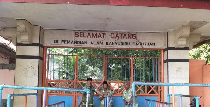 Salah satu lokasi wisata di Pasuruan ditutup selama 14 hari untuk antisipasi virus corona. (Foto: Dok humas)