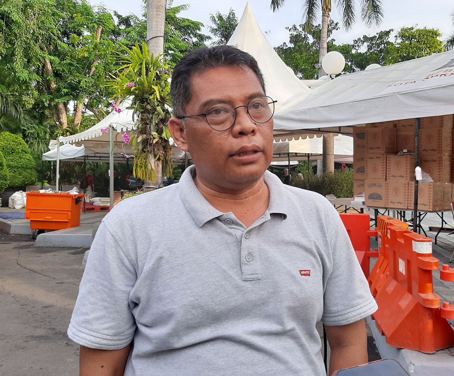 Kepala Badan Penanggulangan Bencana (BPB Linmas), Eddy Chrisjanto. (Foto: Pita Sari/Ngopibareng.id)