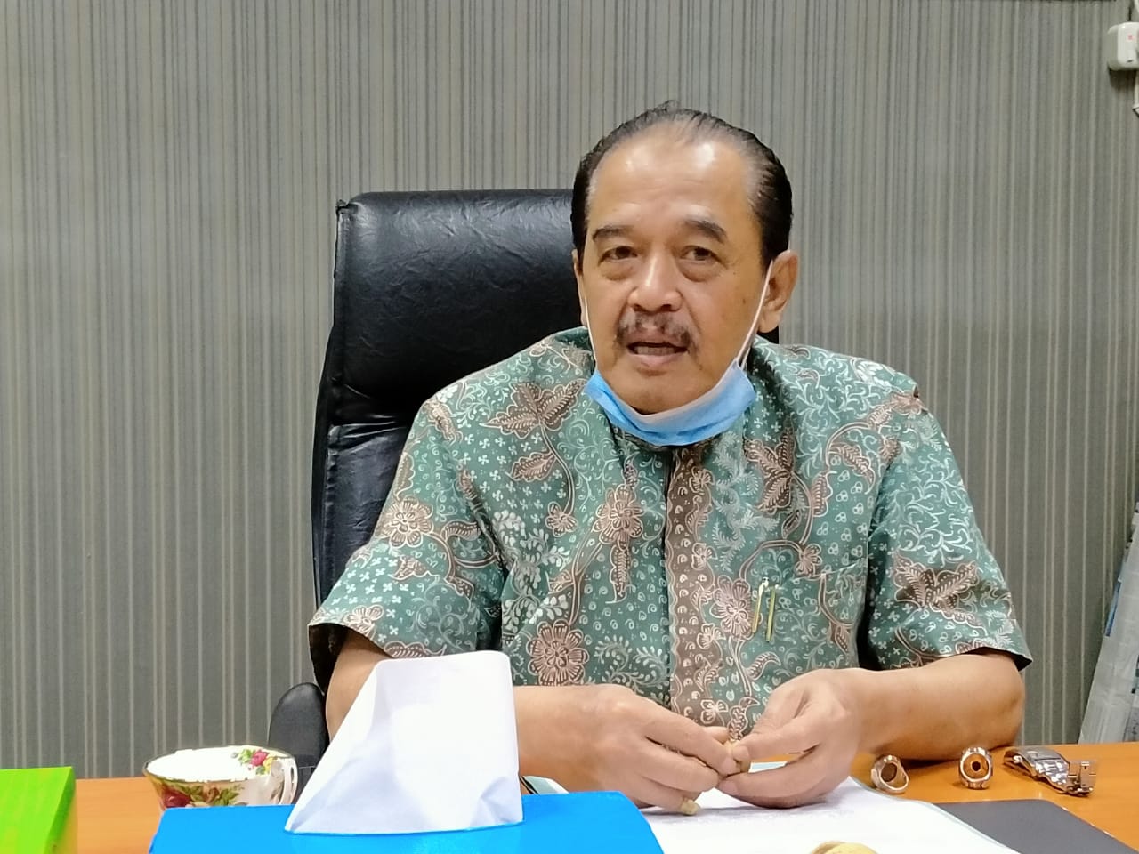 Ketua KONI Jatim, Erlangga Satriagung. (Foto: Fariz Yarbo/Ngopibareng.id)