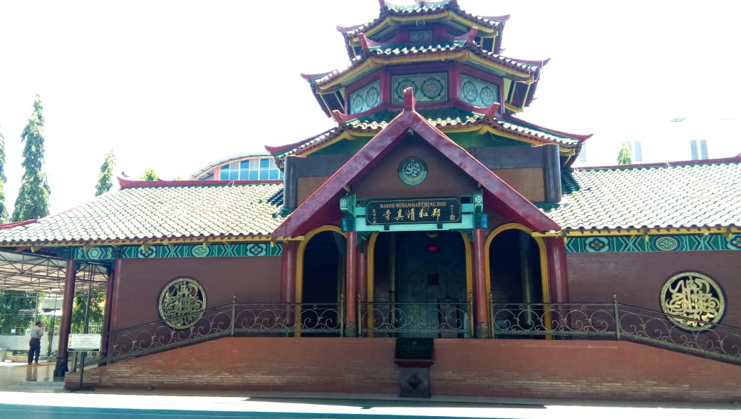 Masjid Cheng-Ho di Jl Gading Ketabang Kec. Genteng Surabaya. (Foto: Ni'am Kurniawan/Ngopibareng.id)