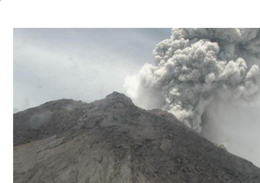 Erupsi Gunung Merapi. (Foto: Twitter @BPPTKG)