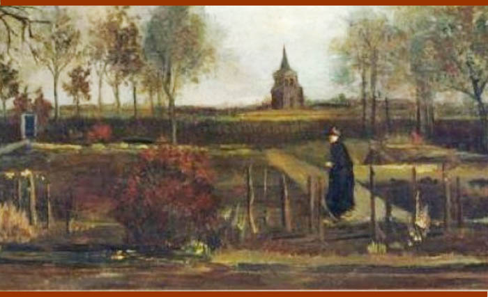 Lukisan "Lentetuin" atau "Spring Garden" kara Vincent van Gogh yang dicuri dari museum Singer Laren. (Foto:Istimewa)