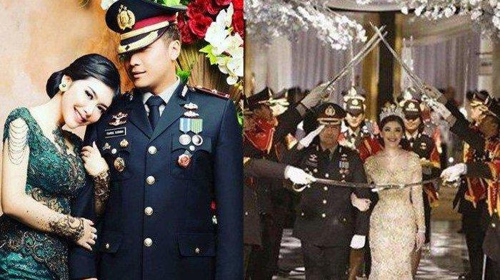 Pernikahan Selebgram Rica Andriani dan Kompol Fahrul. (Foto: Instagram)