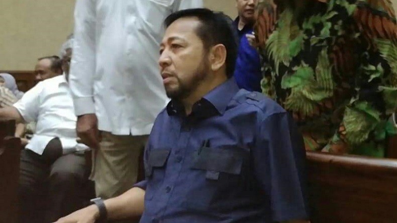 Setya Novanto, napi koruptor yang berpeluang bebas, di tengah kebijakan darurat corona. (FFoto: Ant)