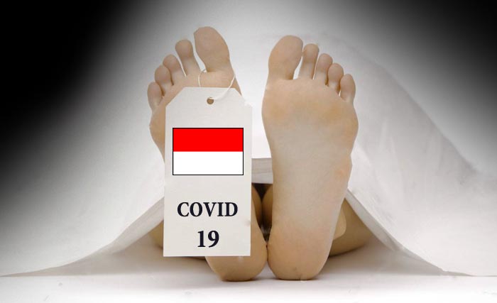 Ilustrasi jenazah akibat corona di Indonesia.