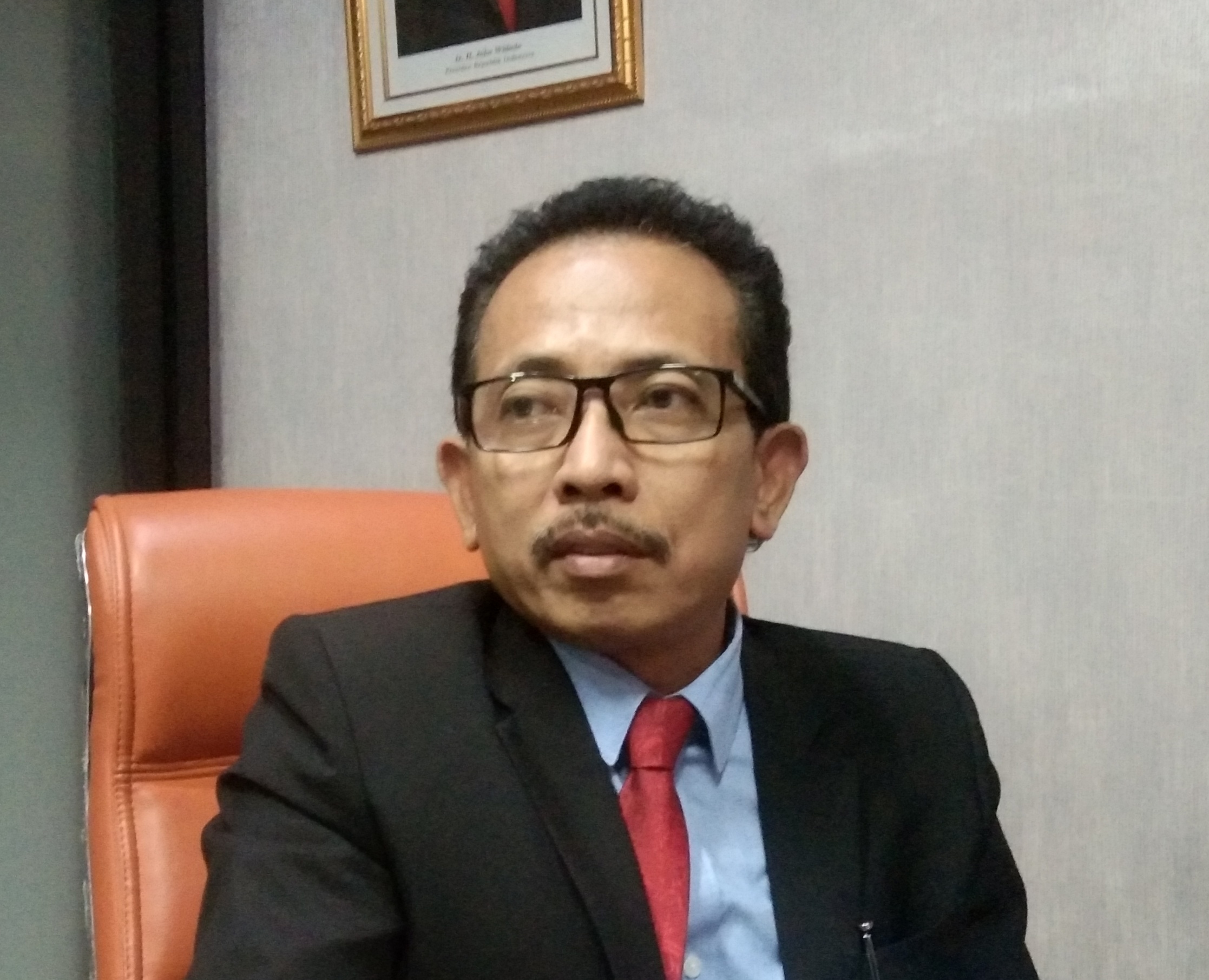 Wakil Ketua DPRD Surabaya A Hermas Thony dari Fraksi Gerindra. (Foto: Ni'am Kurniawan/Ngopibareng.id)
