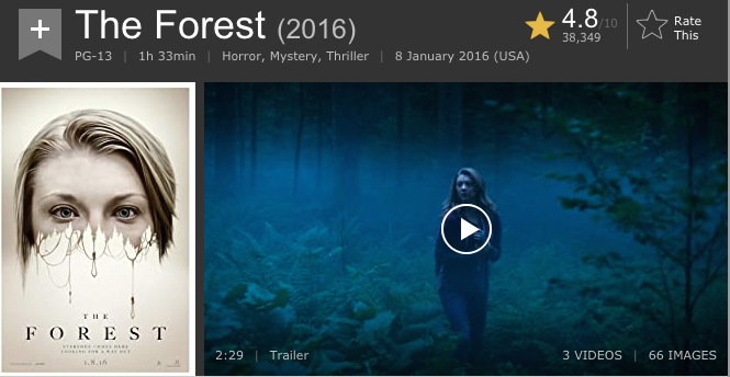 Film The Forest. (Foto: imdb.com)