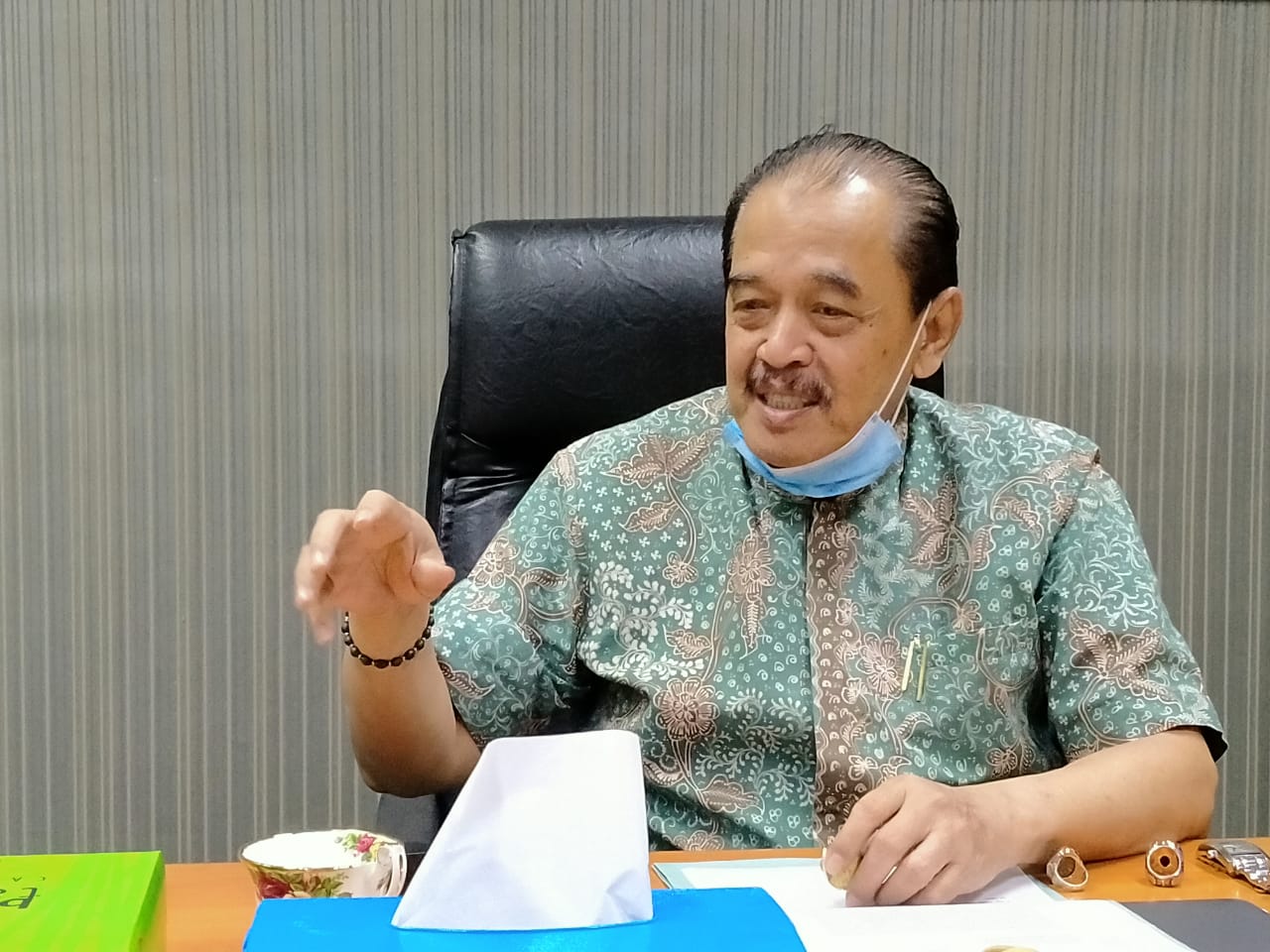 Ketua KONI Jatim, Erlangga Satriagung. (Foto: Fariz Yarbo/Ngopibareng.id)
