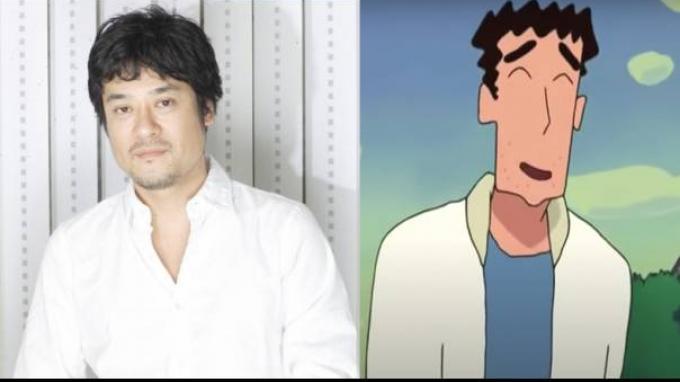 Aktor suara Keiji Fujiwara, pengisi suara karakter Hiroshi Nohara, ayah Shinchan dalam anime Crayon Shinchan. (Foto: Anime News Network)