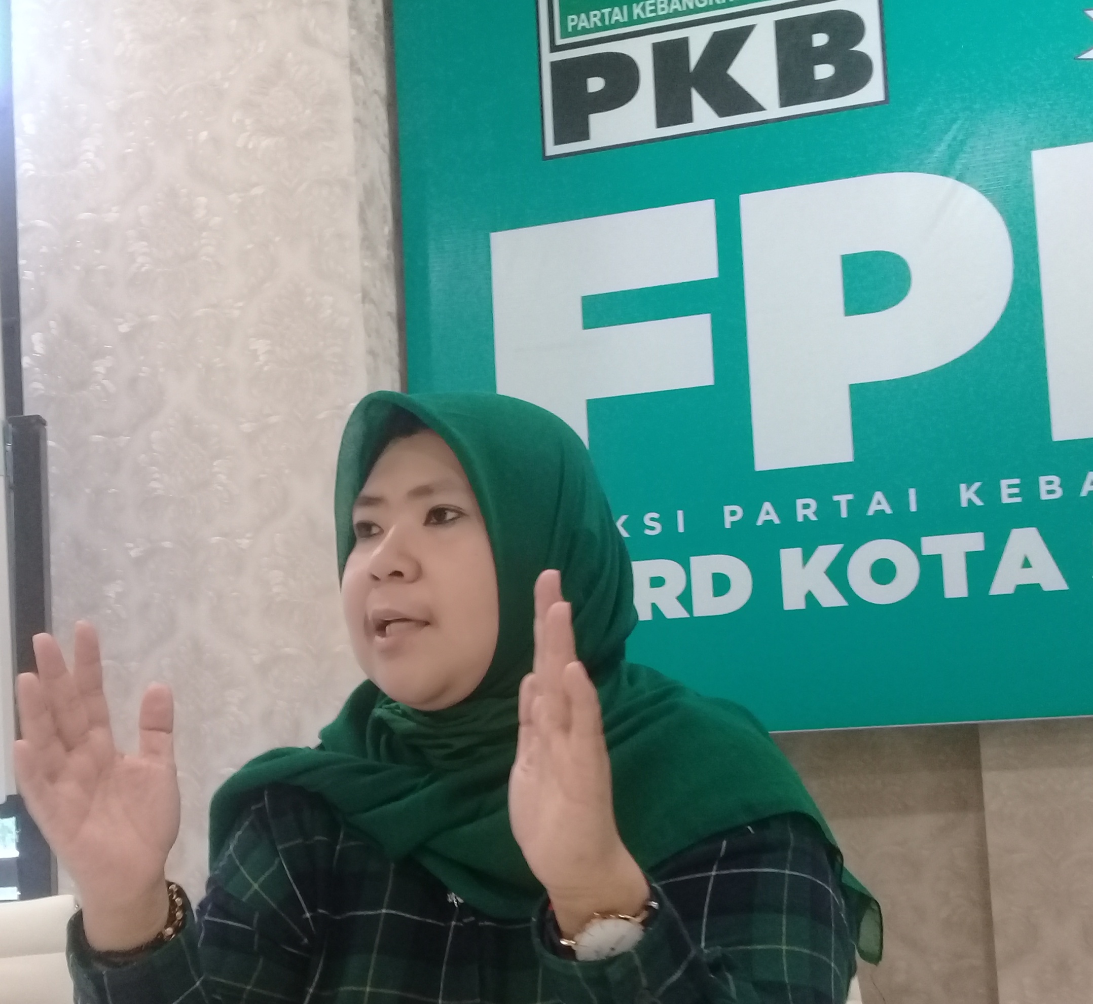 Wakil Ketua Komisi A DPRD Surabaya dari Fraksi PKB, Camelia Habiba. (Foto: Ni'am Kurniawan/Ngopibareng.id)