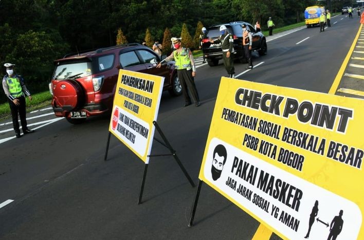 Ilustrasi. Penerapan PSBB di Kota Bogor