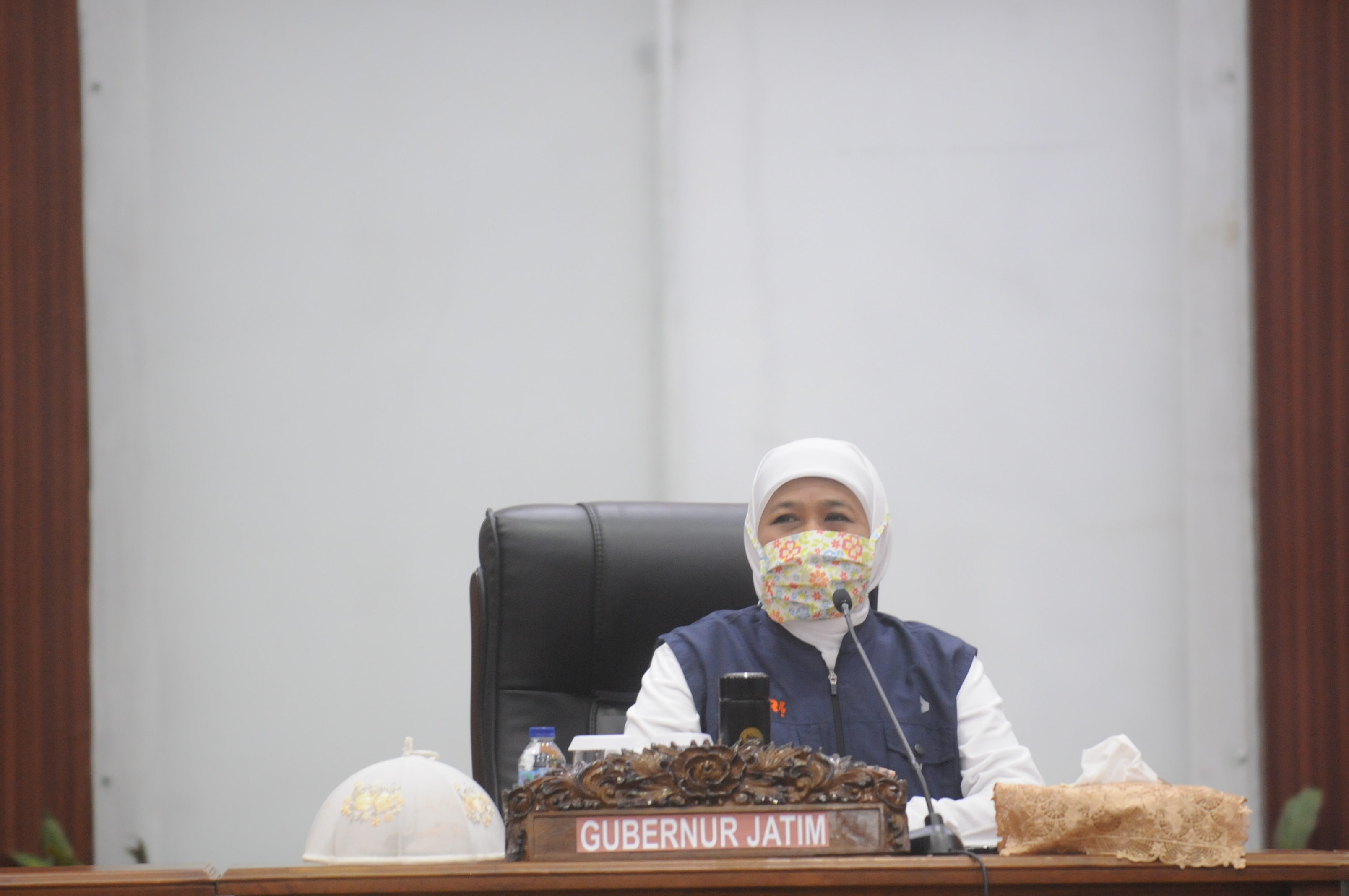 Gubernur Jatim, Khofifah Indar Parawansa. (Foto: Fariz Yarbo/Ngopibareng.id)