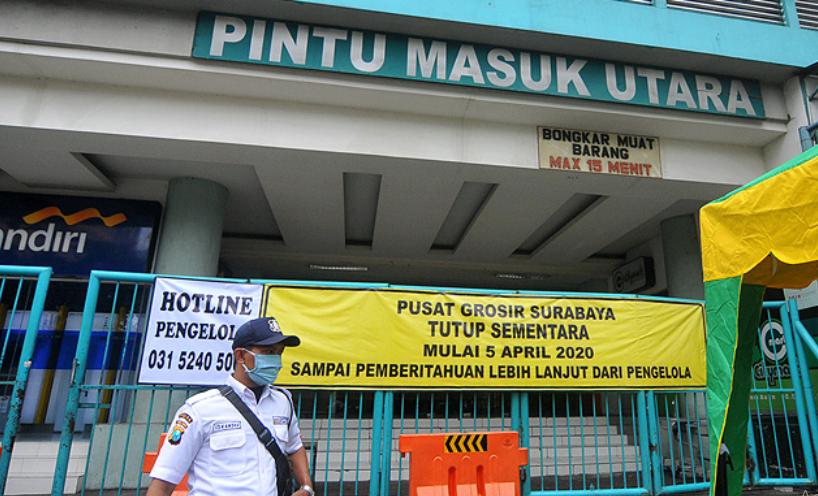 Ilustrasi Pusat Grosir Surabaya yang sempat ditutup karena virus Corona. (Foto: Erfan Hazransyah/Ngopibareng.id)