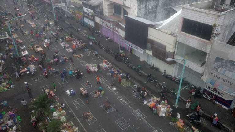 Pasar Salatiga. (Foto: Ist/Ngopibareng.id)