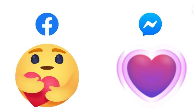 Dua emoji baru Facebbook yang lahir di tengah pandemi covid-19. (Ilustrasi/Techcrunch) 
