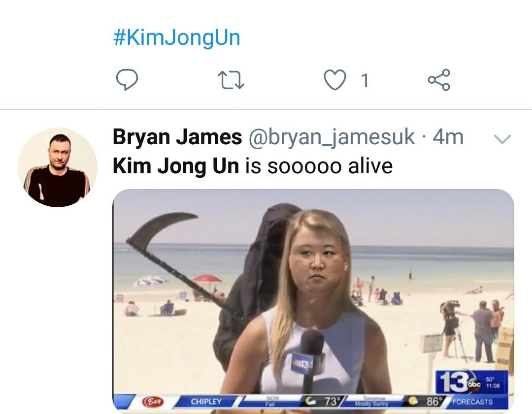 Postingan salah satu netizen di Twitter kala mengetahui pemimpin Korea Utara (Korut), Kim Jong Un kembali memuncaki trending Twitter. (Foto: Twitter) 