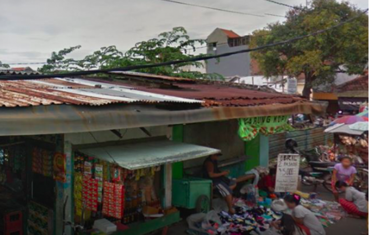 Pasar Jojoran I di Kelurahan Mojo, Kecamatan Gubeng, Kota Surabaya (Foto: Antara/Fathur)