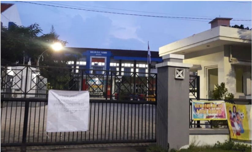 Kantor Kecamatan Tandes yang sempat tutup selama dua pekan (Foto: Dokumentasi Pemkot Surabaya)