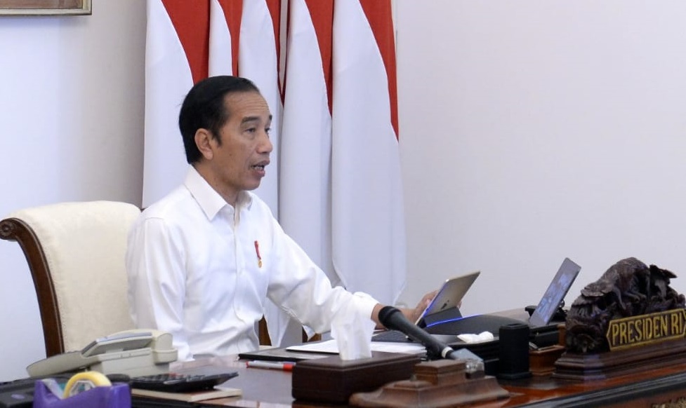 Presiden Jokowi menekankan pentingnya persiapan menghadapi kemarau panjang. (Foto: Setpres)