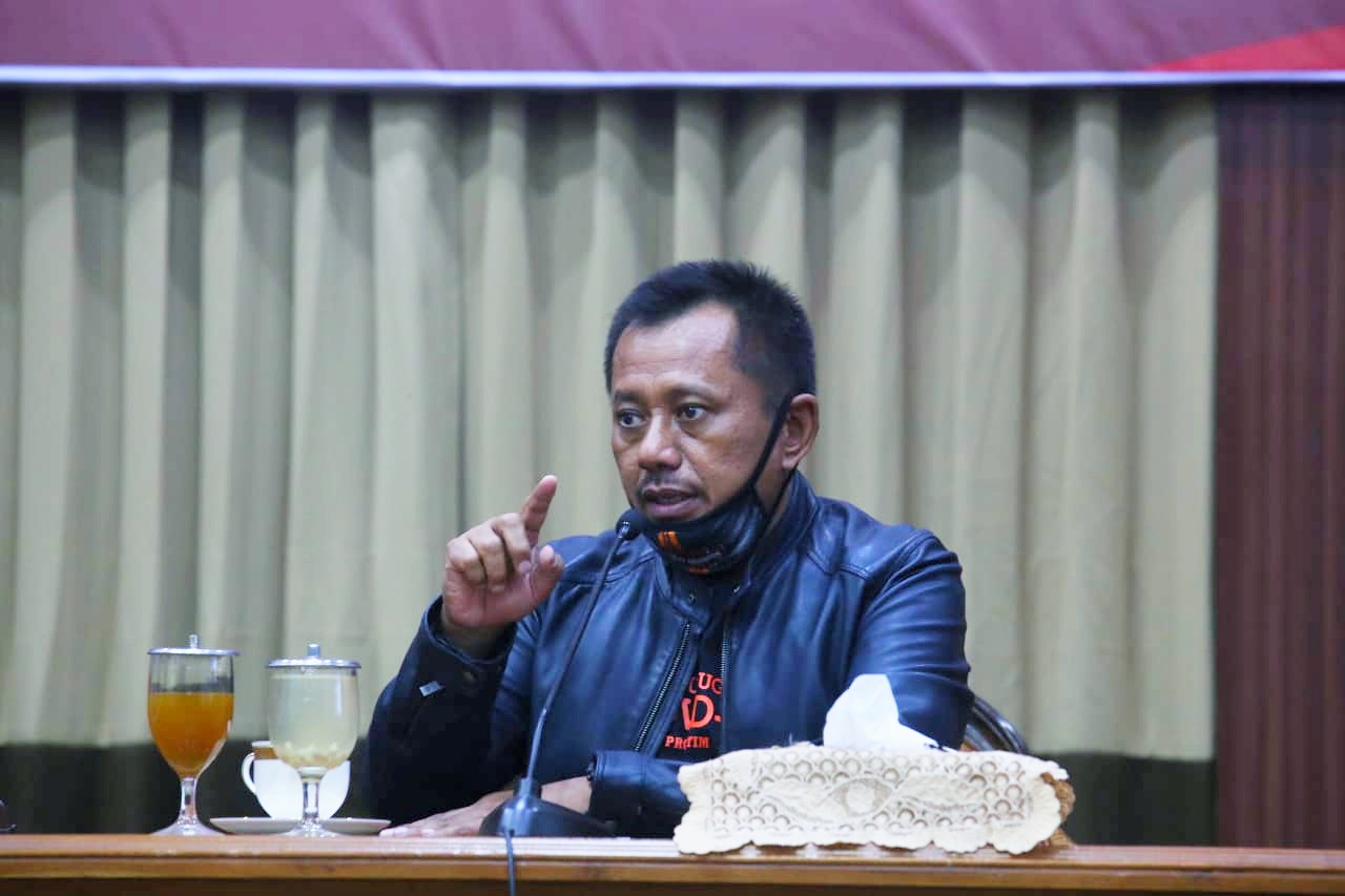 Sekretaris Daerah Provinsi Jawa Timur Heru Tjahjono, di Gedung Negara Grahadi, Surabaya. (Foto: Humpro Jatimprov)
