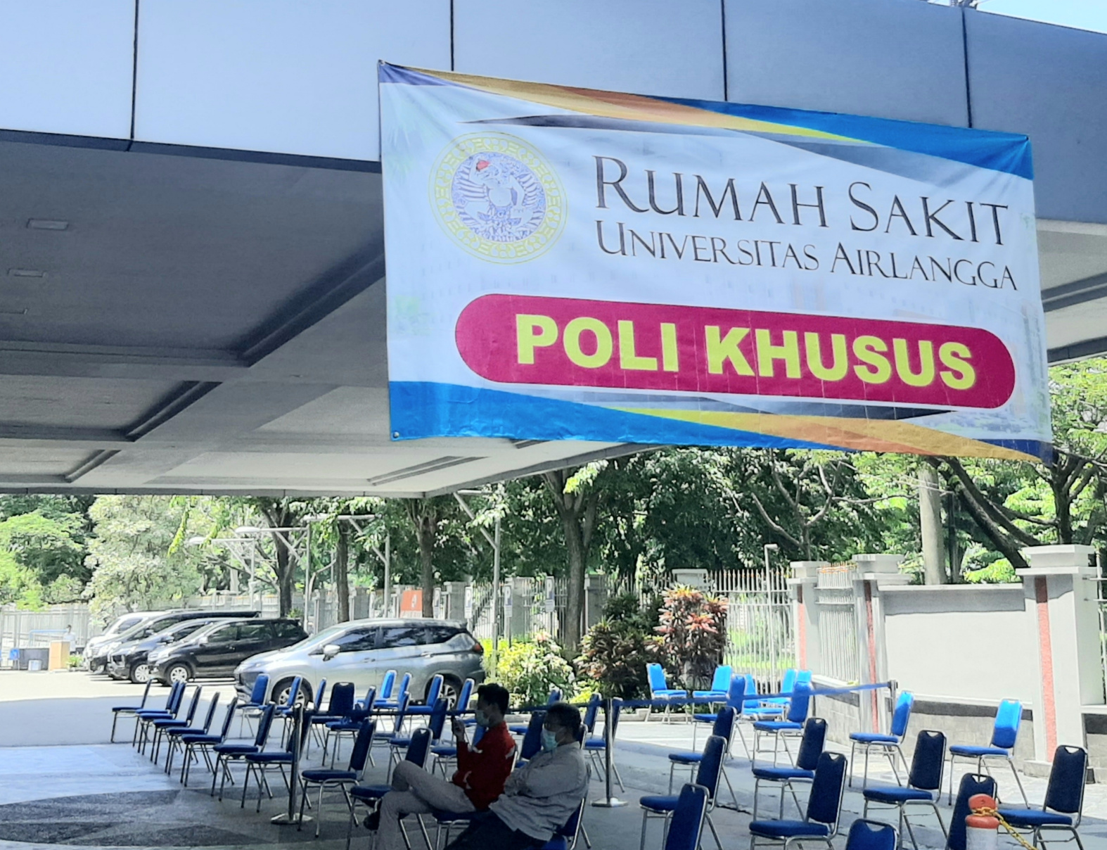 Poli Khusus RS Unair yang berada di Gedung RSKI, Surabaya. (Foto: Pita Sari/Ngopibareng.id)