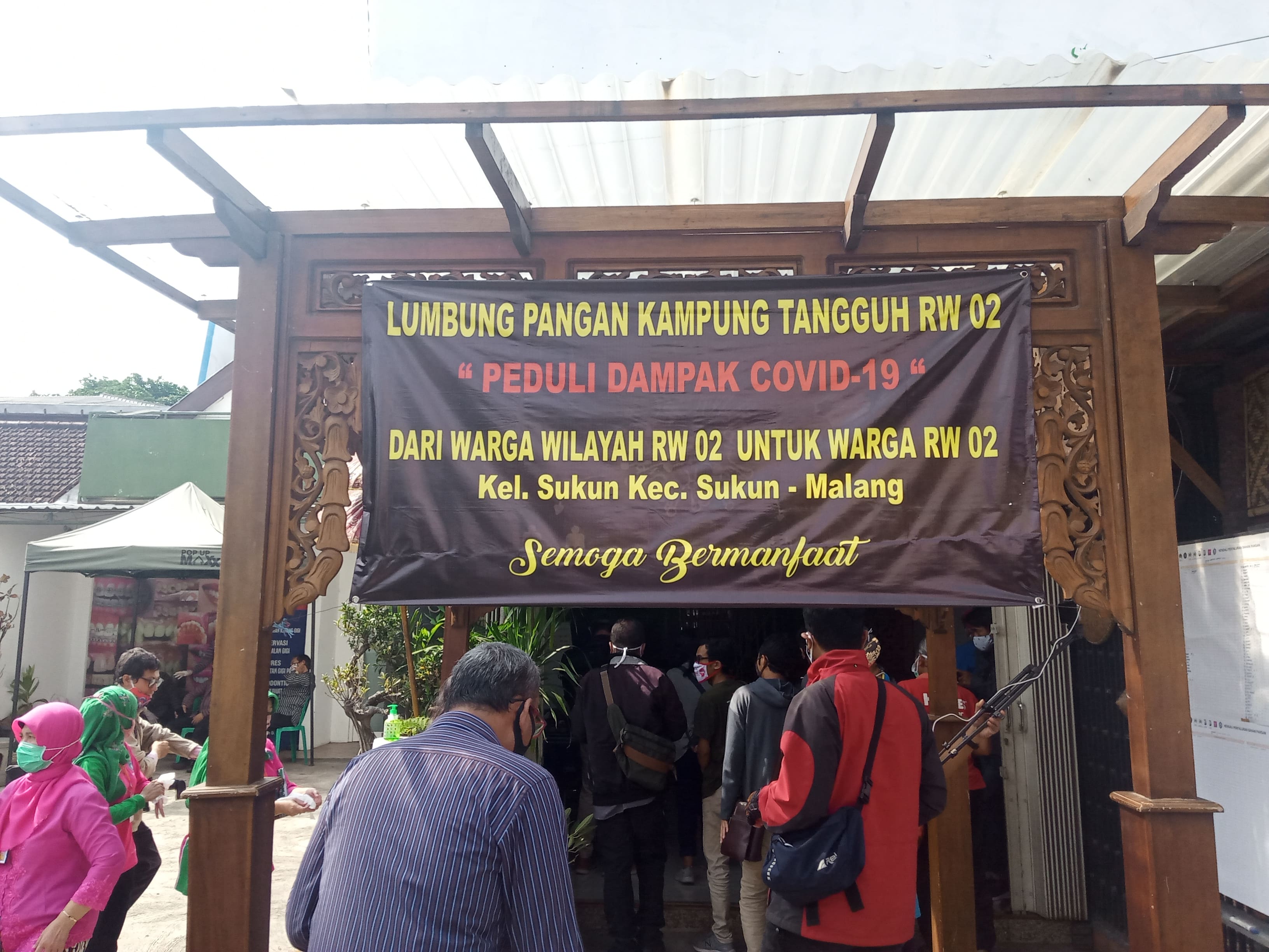 Lumbung Pangan Kampung Tangguh RW 02, Kecamatan Sukun, Kota Malang (Foto: Lalu Theo/ngopibareng.id)