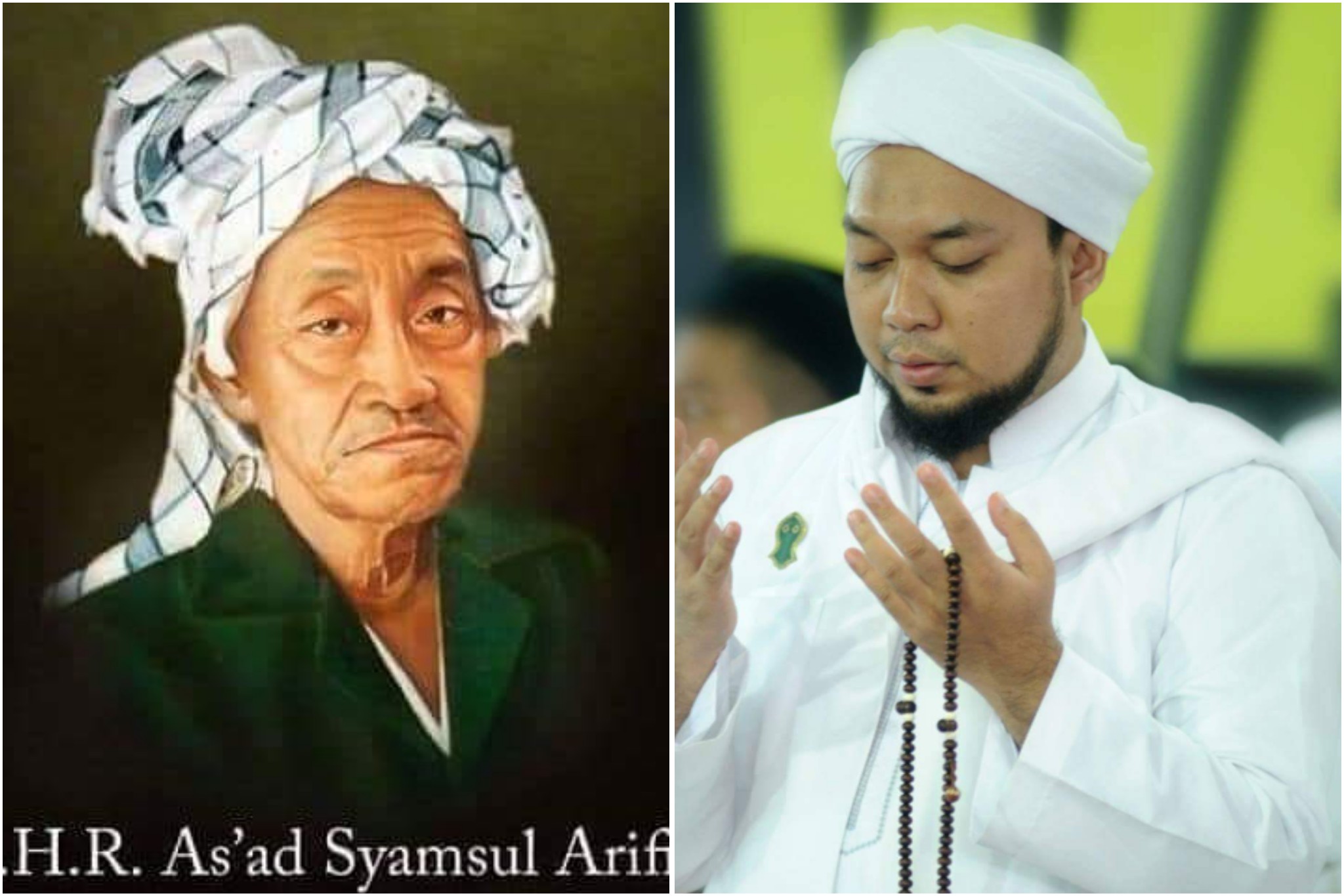 KH Aas'ad Syamsul Arifin dan KH Achmad Azaim Ibrahimy, pengasuh Pesantren Salafiyah Syafiiyah Sukorejo sekarang. (Foto: Istimewa)