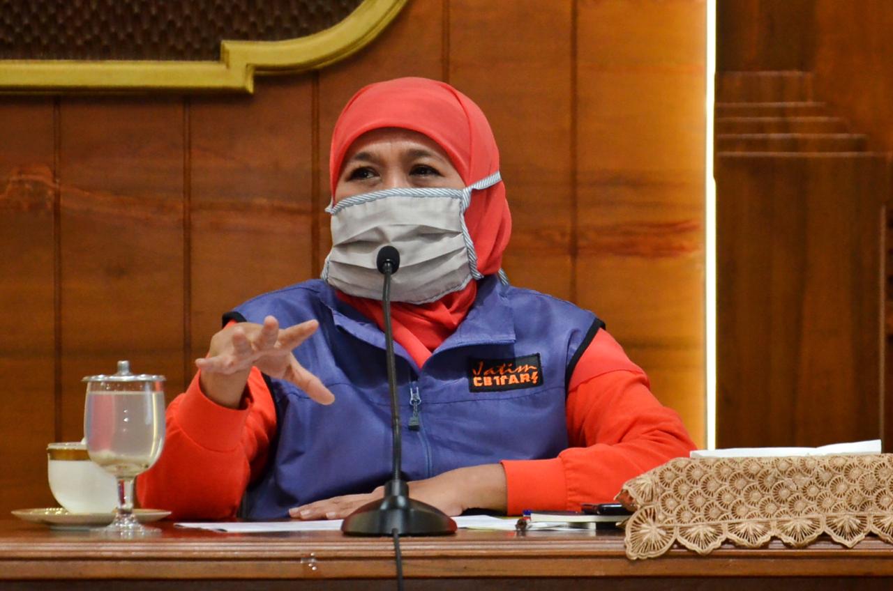 Gubernur Jawa Timur Khofifah Indar Parawansa. (Foto: Alief Sambogo/Ngopibareng.id)