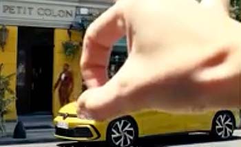 Iklan  Volkswagen ini dianggap rasis.  (Footo:Instagram)