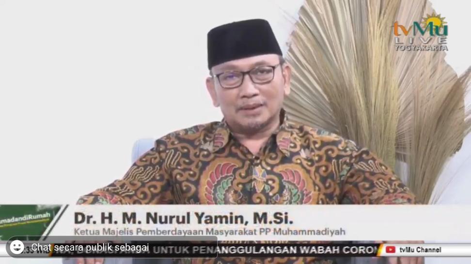Ketua Majelis Pemberdayaan Masyarakat PP Muhammadiyah M. Nurul Yamin. (Foto: tvm)