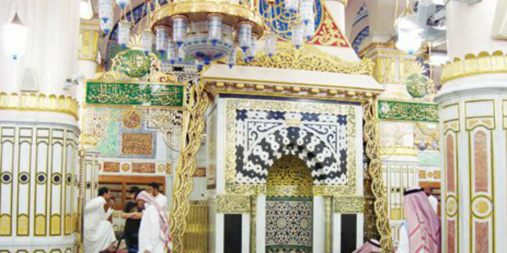 Mihrab Masjid Nabawiyah Madinah al-Munawarah. (Foto: Istimewa)