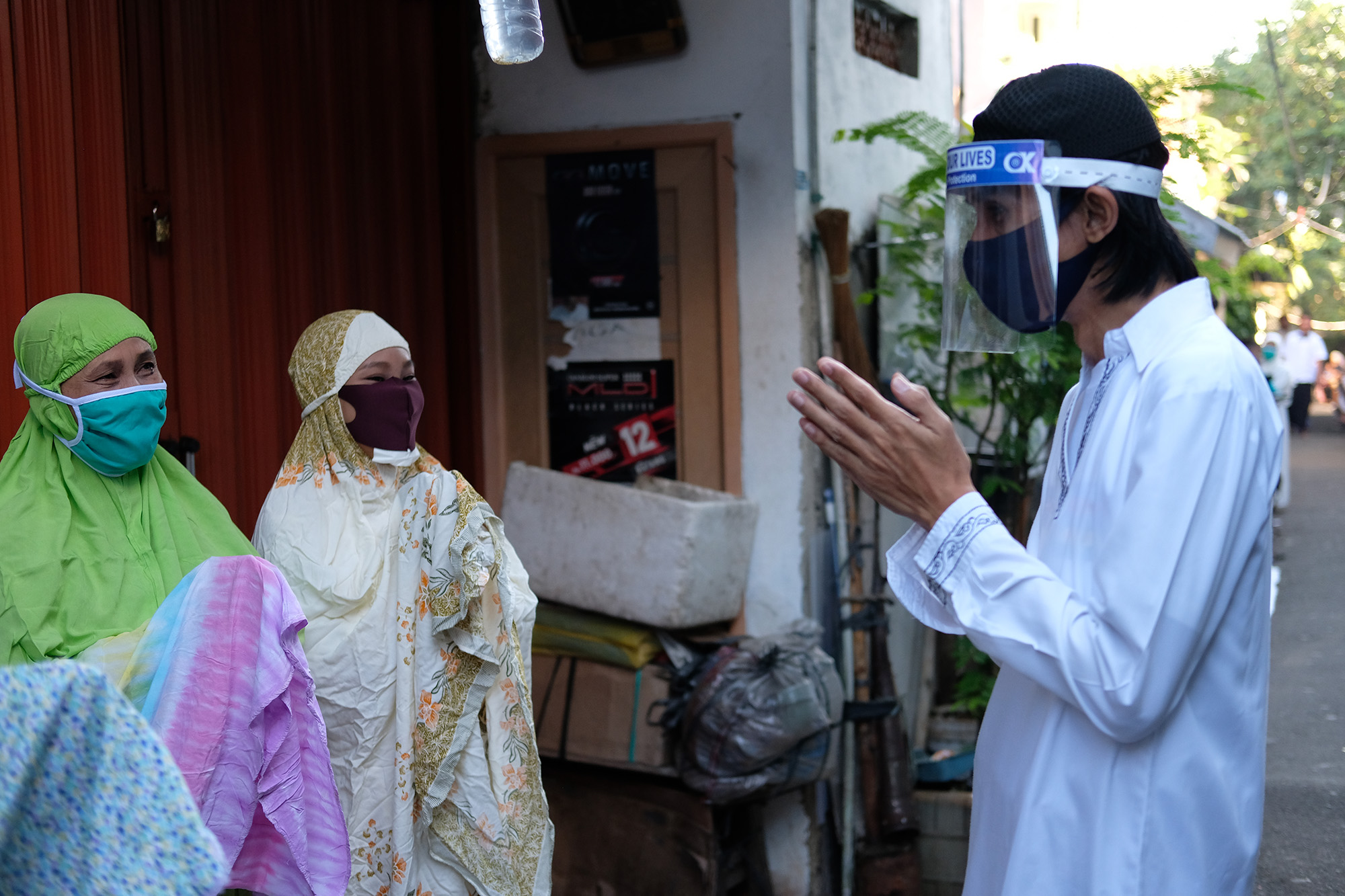 Idul Fitri di masa pandemi COVID-19 sesuai protokol kesehatan. (Foto: Istimewa)