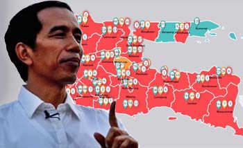 Presiden Jokowi minta perhatian khusus Jawa Timur. (Ngopibareng)