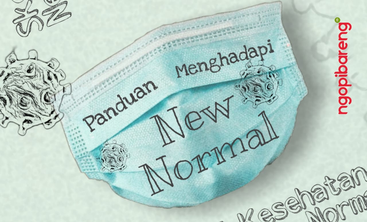 Panduan menghadapi new normal? (Ilustrasi: Fa Vidhi/Ngopibareng.id)