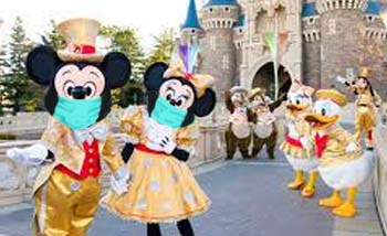 Salah satu taman rekreasi di Jepang, Disneyland Tokyo. (Foto:AFP)
