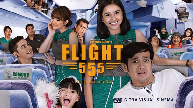 Poster film Flight 555. (Foto: PT Citra Visual Sinema)