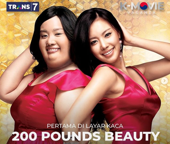 Poster film 200 Pounds Beauty. (Foto: Instagram Trans7)