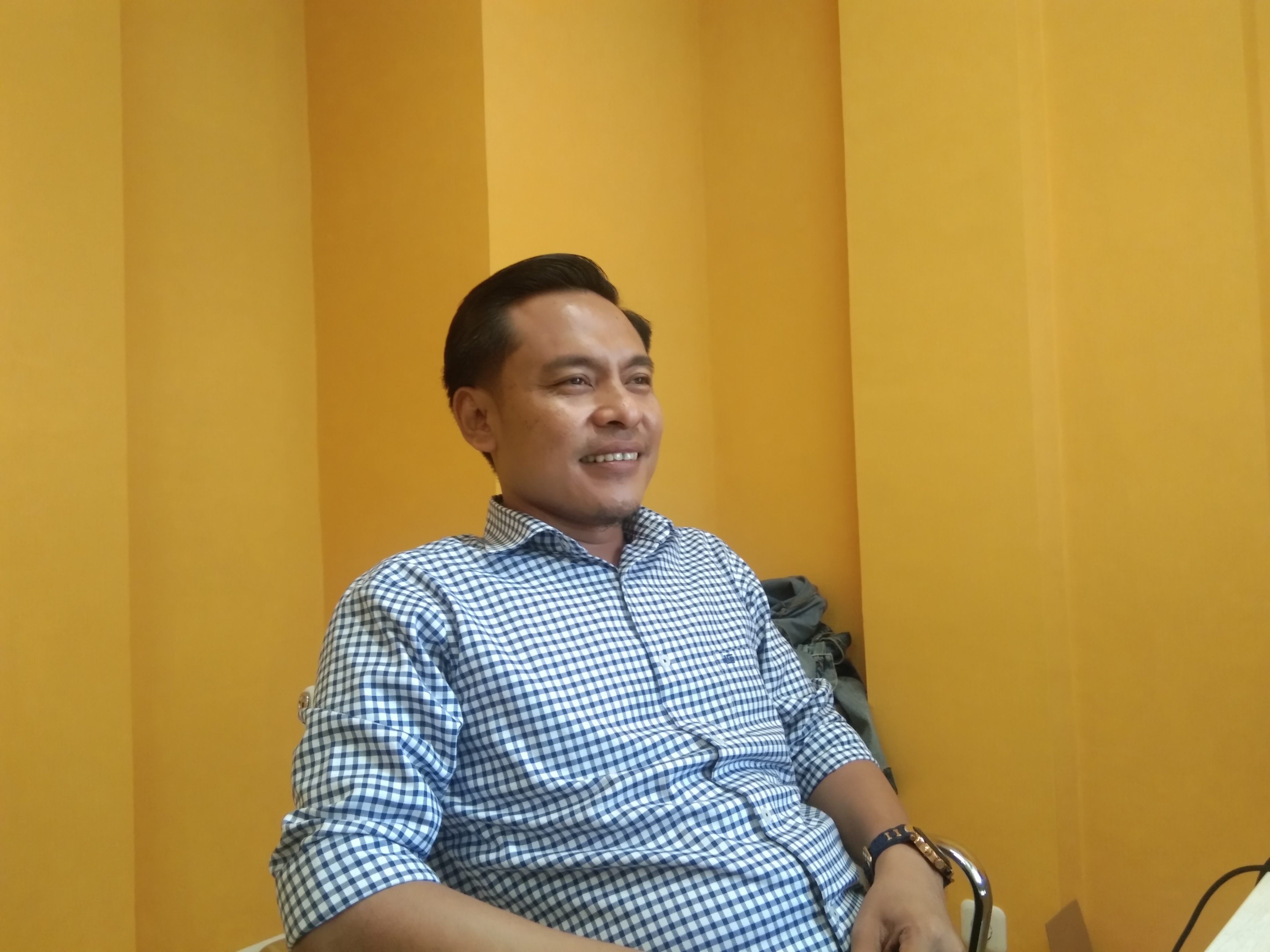 Arif Fathoni ketua Fraksi Golkar DPRD Surabaya (Ni'am Kurniawan/Ngopibareng.id)