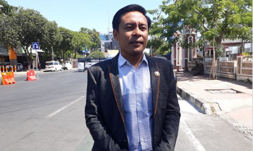 Arif Fathoni Ketua Fraksi Golkar sekaligus anggota Komisi A Bidang Pemerintahan DPRD Surabaya. (Foto: Faiq Azmi/Ngopibareng.id)
