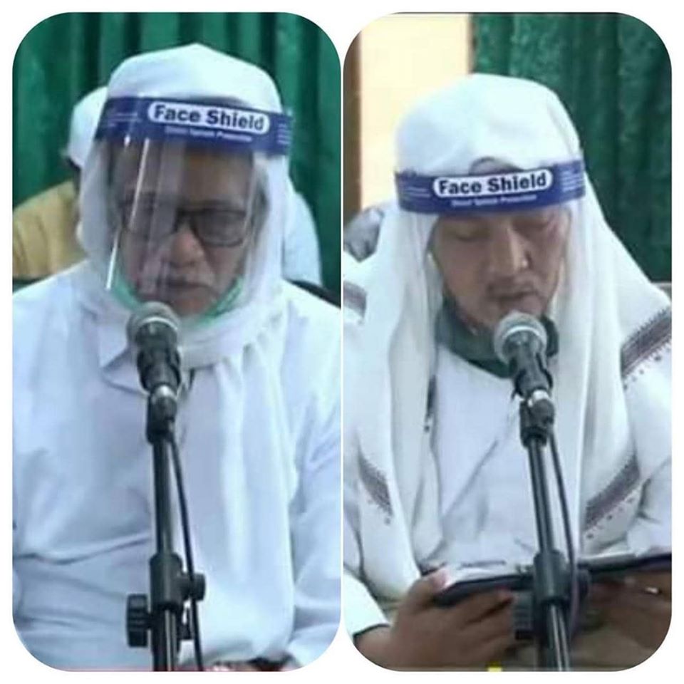 KH Anwar Manshur bersama KH Abdullah Kafabihi Mahrus Ali, Masyayikh Pesantren Lirboyo Kediri. (Foto: Istimewa)