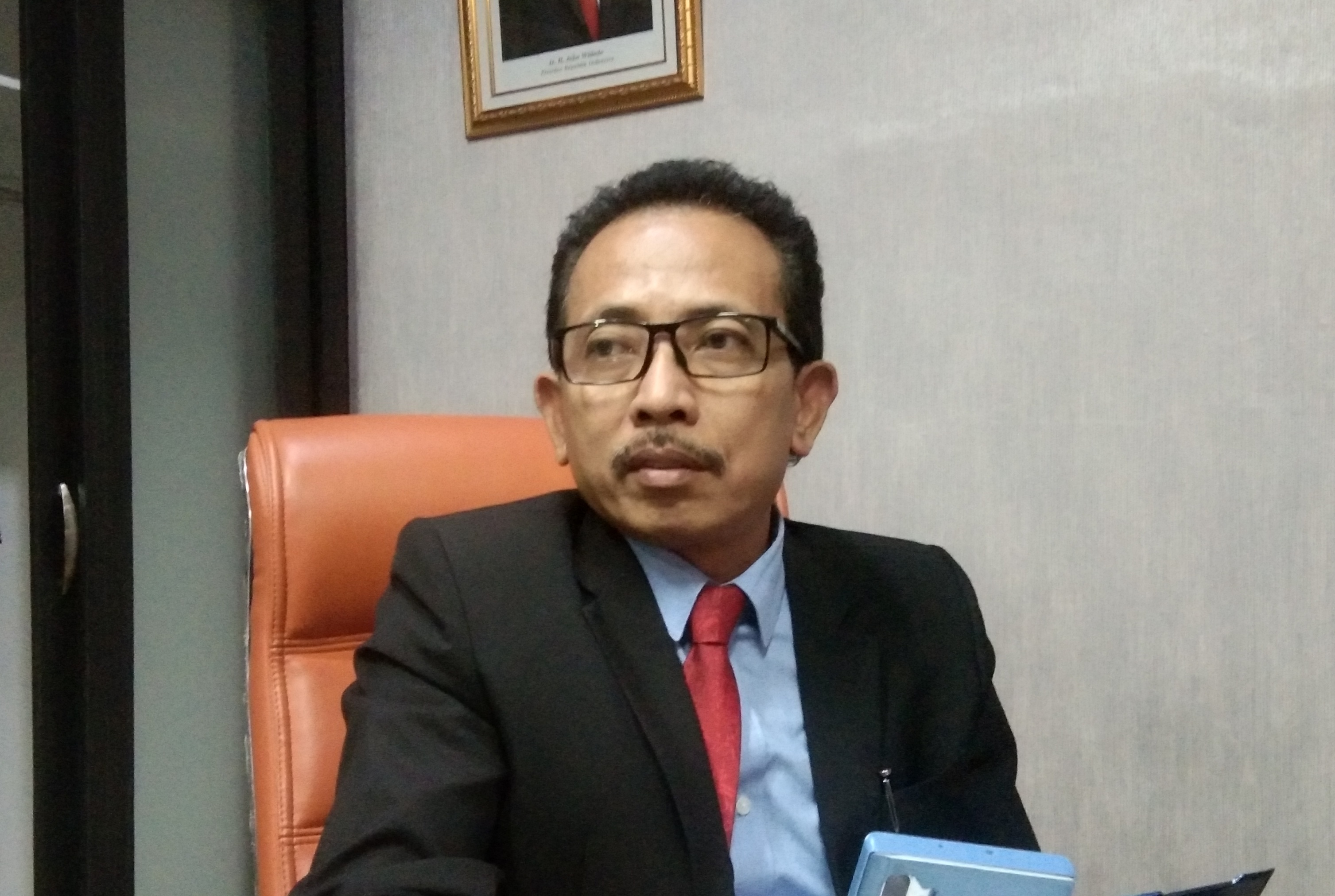 Wakil ketua DPRD Surabaya A. Hermas Thony dari Fraksi Gerindra (Ni'am Kurniawan/ngopibareng.id)