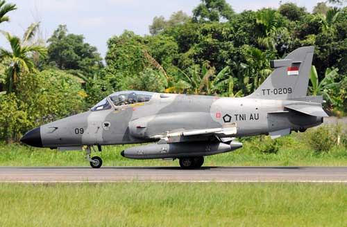Pesawat Tempur Hawk TNI AU. (Foto: Ilustrasi/Istimewa)