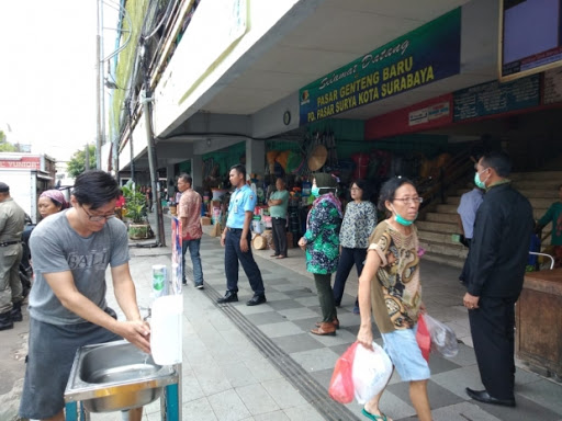 Pasar genteng baru. (Foto: PD Pasar Surya)