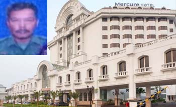 Hotel Mercure di Jl. Kali Besar Jakarta, TKP meninggalnya Serda Saputra (Inzet). (Foto:Istimewa)