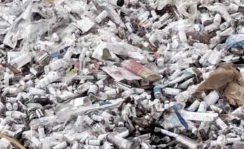 limbah medis di Indonesia, jumlahnya hampir 1.200 ton. (Foto:istimewa)