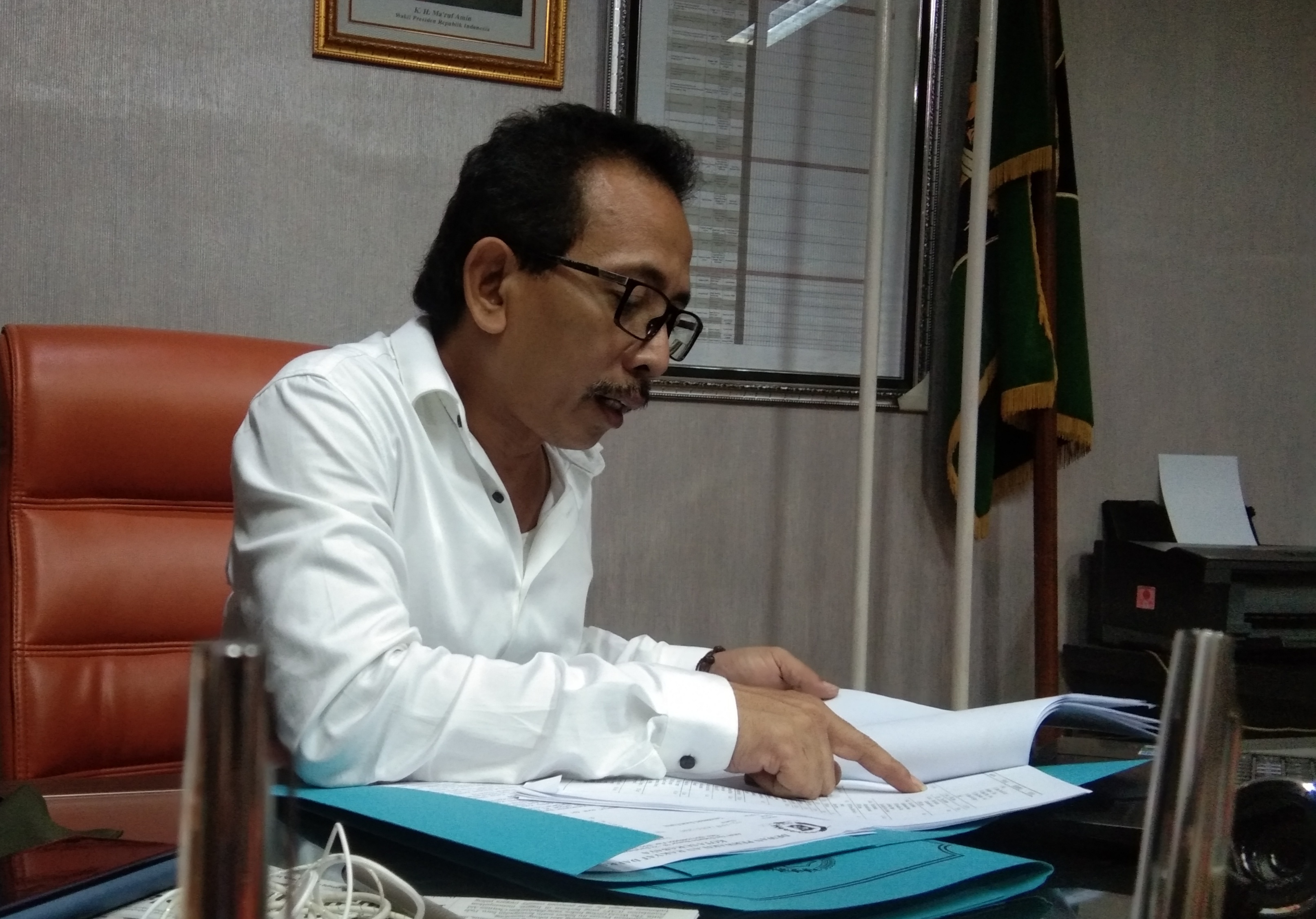 Wakil Ketua DPRD Surabaya dari Fraksi Gerindra, A. Hermas Thony. (Foto: Ni'am Kurniawan/Ngopibareng.id)