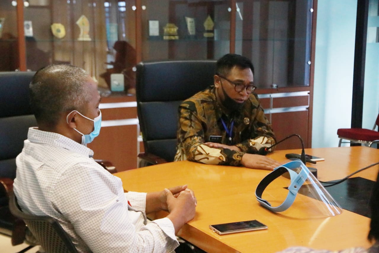 Wakil Walikota Malang, Sofyan Edy Jarwoko saat rapat dengan jajaran Dinas Komunikasi dan Informatika (Diskominfo) Kota Malang (Foto: istimewa)