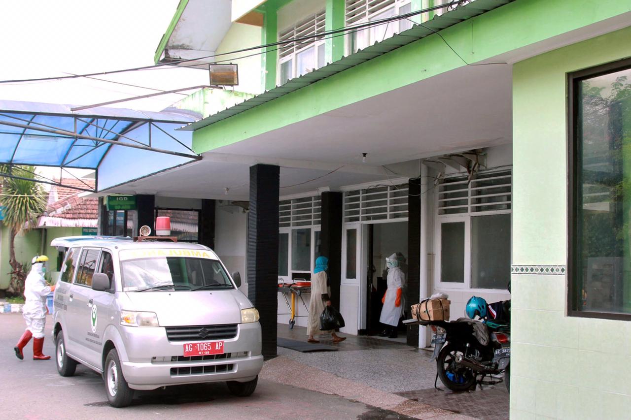 Rumah Sakit Kilisuci merupakan rumah sakit rujukan pasien Covid 19 di Kota Kediri. (Foto: Fendhy Plesmana/Ngopiabreng.id) 