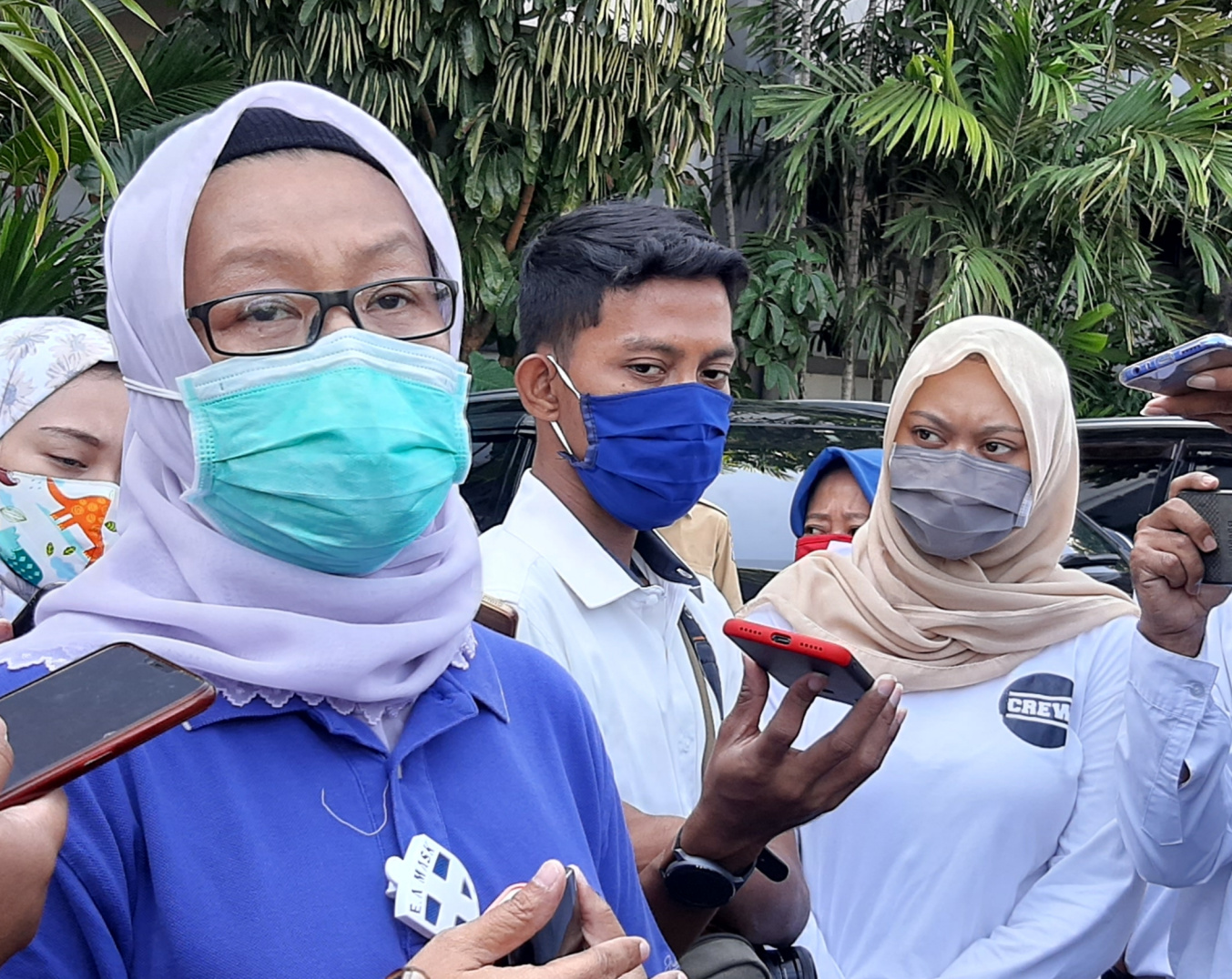 Kepala Dinas Kesehatan Kota Surabaya, Febria Rachmanita saat ditemui di Balai Kota Surabaya. (Foto: Pita Sari/Ngopibareng.id)