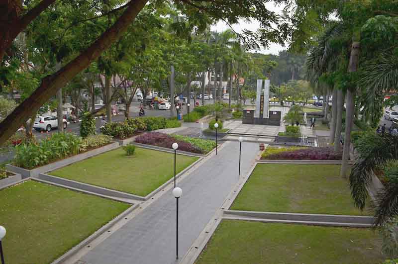 Taman Korea di Jalan Dr. Soetomo Surabaya. (Foto: DKRTH)